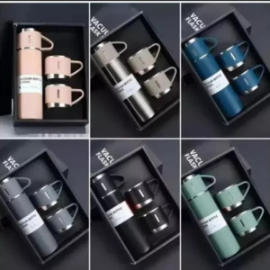 SET TERMO Y TAZAS ACERO INOXIDABLE