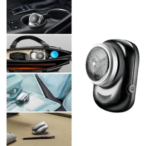 MINI AFEITADORA ELECTRICA HOMBRE PORTATIL USB AFEITADORAS COLOR NEGRO