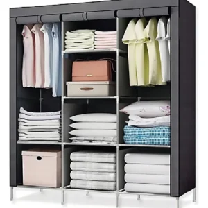 Closet Ropero Armable Armario De 3 Cuerpos De Tela