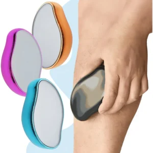 DEPILACIÓN FÍSICA CRISTAL DEPILADORA BORRADOR VELLO MÁGICO COLOR NEGRO MATE