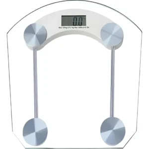 BASCULA DIGITAL PESA PERSONAS BAÑO PANTALLA 180 KG DIGITAL TRANSPARENTE