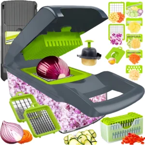 PICADOR DE VERDURAS DEWPETON 16 EN 1 ACERO INOXIDABLE CON RALLADOR