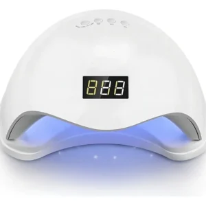 LAMPARA LED UV SUN 5 48W ESMALTE PERMANENTE UÑAS COLOR BLANCO