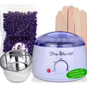 CERA EN PERLAS PARA DEPILAR + APLICADOR + OBSEQUIO OLLA