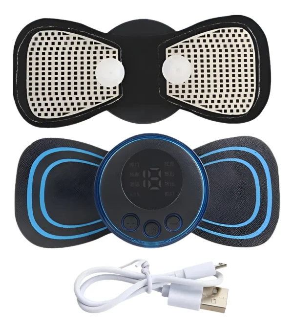 MINI PARCHE MASAJEADOR ELÉCTRICO CORPORAL PORTÁTIL MARIPOSA