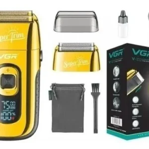 MÁQUINA AFEITADORA VGR V-332 DORADA SHAVER COLOR DORADO 110/220V
