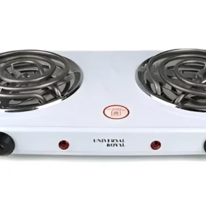 AMG DBF2CL ESTUFA ELECTRICA 2 PUESTOS 5 NIVELES COLOR BLANCO