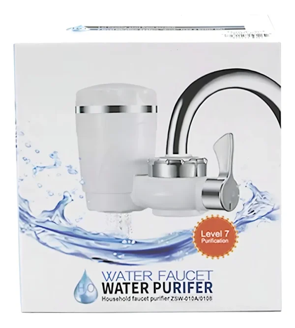 FILTRO PURIFICADOR AGUA CARBON ACTIVADO CERAMICA 7 NIVELES COLOR BLANCO