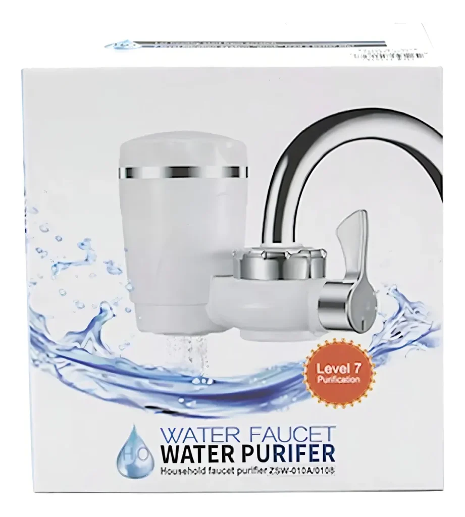 FILTRO PURIFICADOR AGUA CARBON ACTIVADO CERAMICA 7 NIVELES COLOR BLANCO