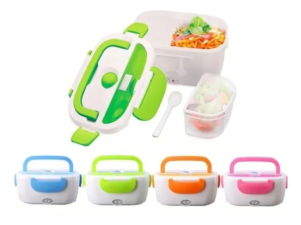 LONCHERA ELÉCTRICA PORTACOMIDA TÉRMICA PRACTICA Y ELEGANTE COLOR SEGUN DISPONIBILIDAD