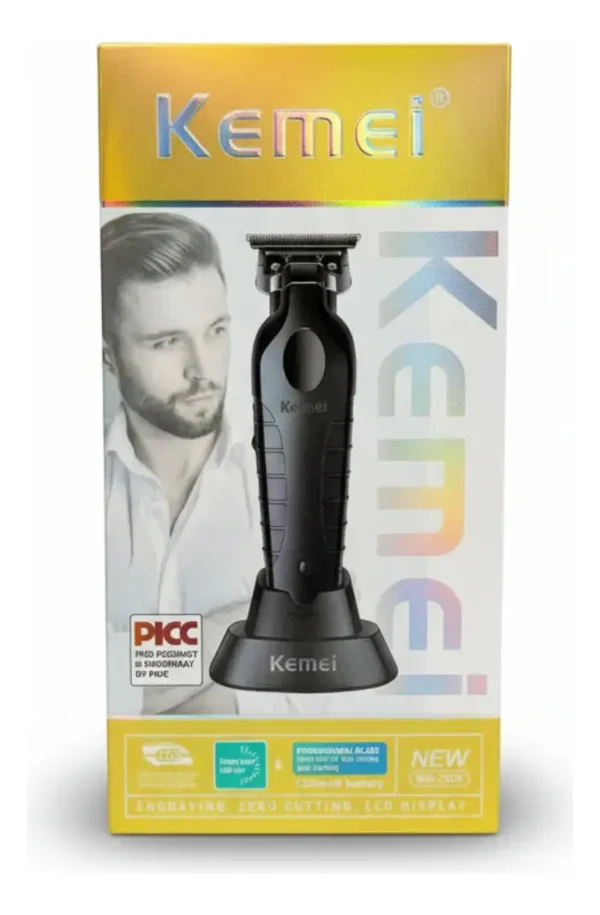 PATILLERA PROFESIONAL KEMEI KM-2299 CON BASE DE CARGA