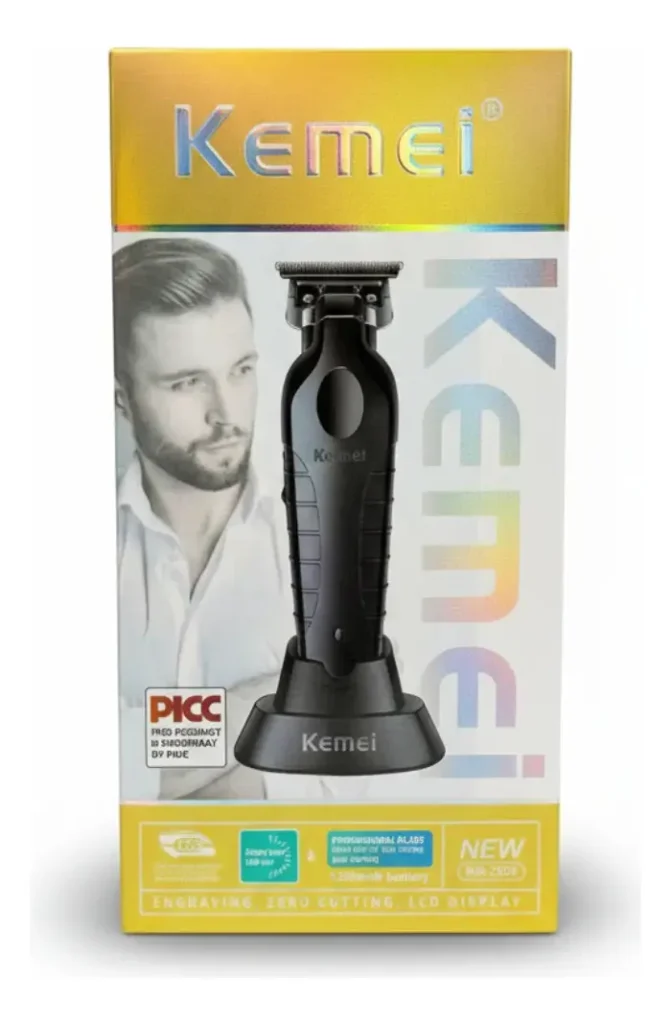 PATILLERA PROFESIONAL KEMEI KM-2299 CON BASE DE CARGA
