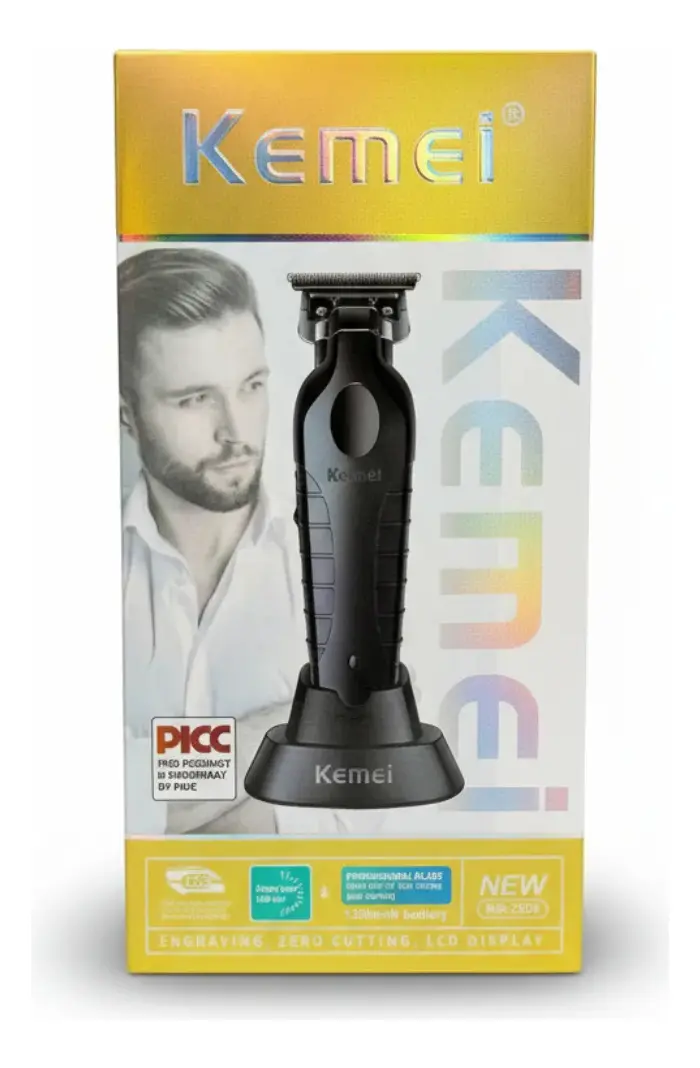 PATILLERA PROFESIONAL KEMEI KM-2299 CON BASE DE CARGA
