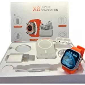 COMBO RELOJ WATCH X8 ULTRA + AUDIFONOS IN EAR + POWER BANK