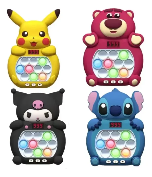 JUGUETE JUEGO POP IT POPIN NIÑOS ELECTRICO BURBUJAS + PILAS