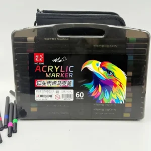 Marcadores Acrílicos De Colores M-60 Para Niños Y Adultos